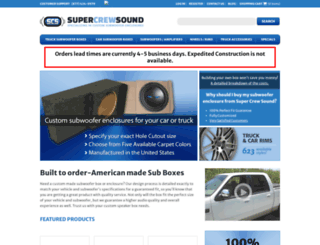 supercrewsound.com screenshot
