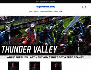 supercross.com screenshot