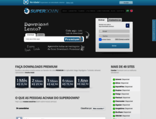 superdown.com.br screenshot