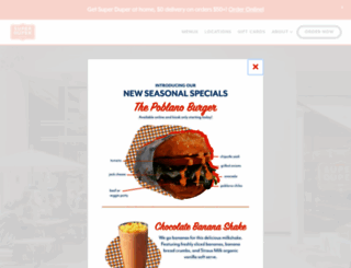 superduperburgers.com screenshot