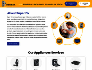superfixappliances.com screenshot