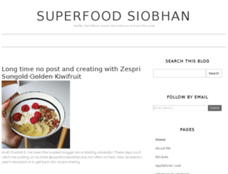 superfoodsiobhan.com screenshot
