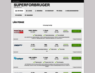 superforbruger.dk screenshot