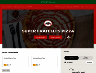 superfratellispizza.com screenshot
