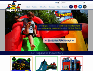 superfuninflatables.com screenshot