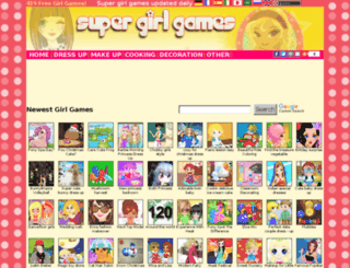 supergirlgames.net screenshot