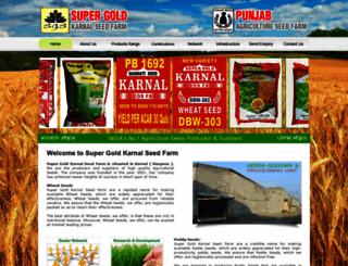 supergoldkarnalseedfarm.com screenshot