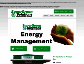 supergreensolutions.com.bs screenshot