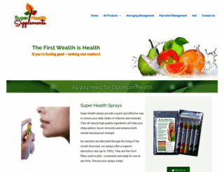 superhealthsupplements.com screenshot