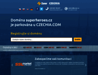 superheroes.cz screenshot