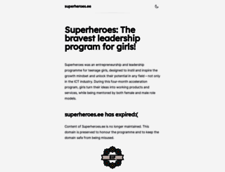 superheroes.ee screenshot