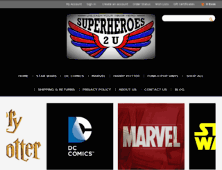 superheroes2u.com.au screenshot