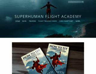 superhumanflightacademy.com screenshot