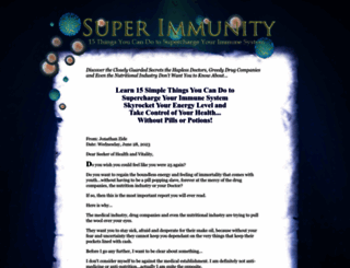 superimmunity.com screenshot