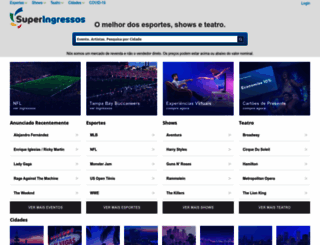 superingressos.com screenshot
