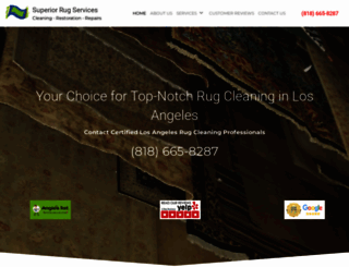 superior-rug-cleaning.com screenshot
