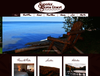 superior-shores-resort.com screenshot