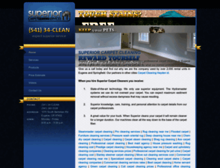 superiorcarpetcleaningservices.com screenshot