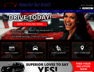 superiorcarsdekalb.com screenshot