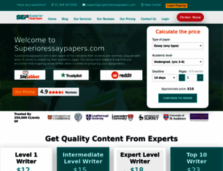 superioressaypapers.com screenshot