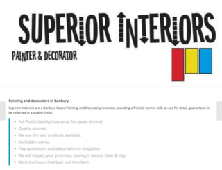 superiorinteriors-banbury.co.uk screenshot