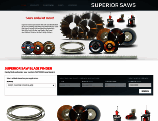 superiorsaws.com.au screenshot