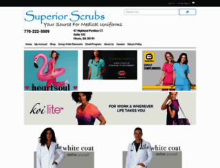 superiorscrubs.com screenshot