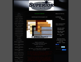 superiorstoresupply.com screenshot