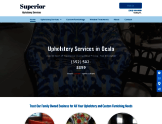 superiorupholstery-designservice.com screenshot
