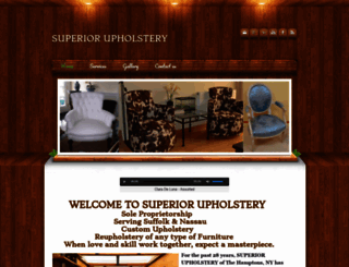 superiorupholsteryshop.com screenshot
