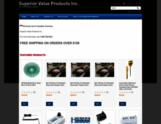 superiorvalueproducts.com screenshot