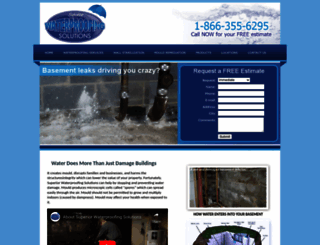 superiorwaterproofing.ca screenshot