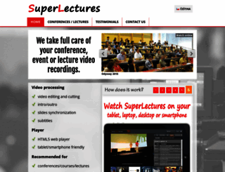 superlectures.com screenshot