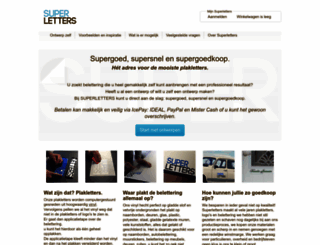 superletters.nl screenshot