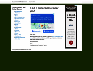 supermarket-finder.com screenshot