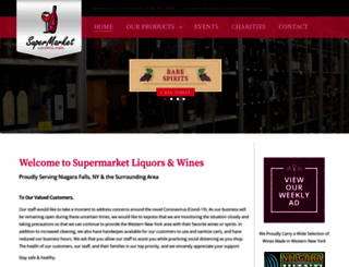 supermarketliquor.com screenshot
