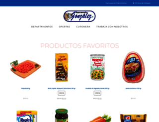 supermercadogonzalez.com screenshot