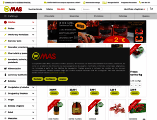 supermercadosmas.com screenshot
