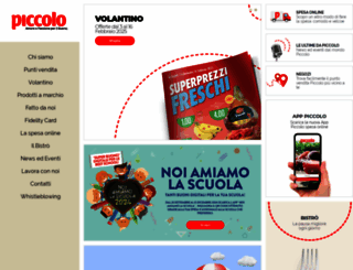 supermercatipiccolo.it screenshot