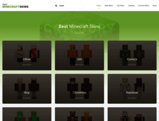 superminecraftskins.com screenshot