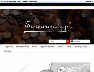 supermonety.pl screenshot