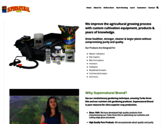 supernaturalbrand.com screenshot