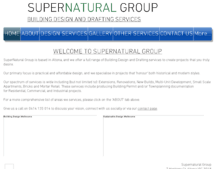supernaturalgroup.com.au screenshot