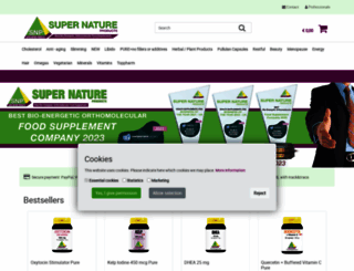 supernatureproducts.com screenshot