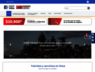 supernotariado.gov.co screenshot