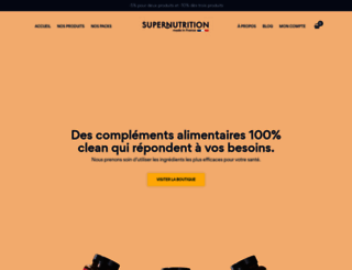 supernutrition.fr screenshot