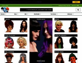 superpartywigs.co.uk screenshot