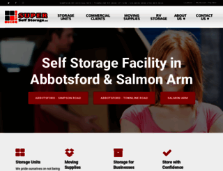 superselfstorage.ca screenshot