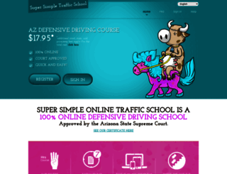 supersimpletrafficschool.com screenshot