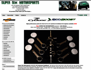 supersixmotorsports.com screenshot